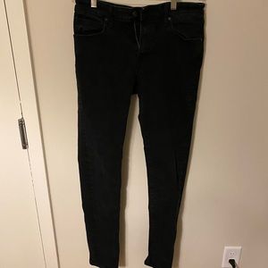 Uniqlo Black Skinny Jeans — 32 x 34